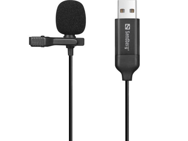 Mikrofon Sandberg Streamer USB-klipsemikrofon
