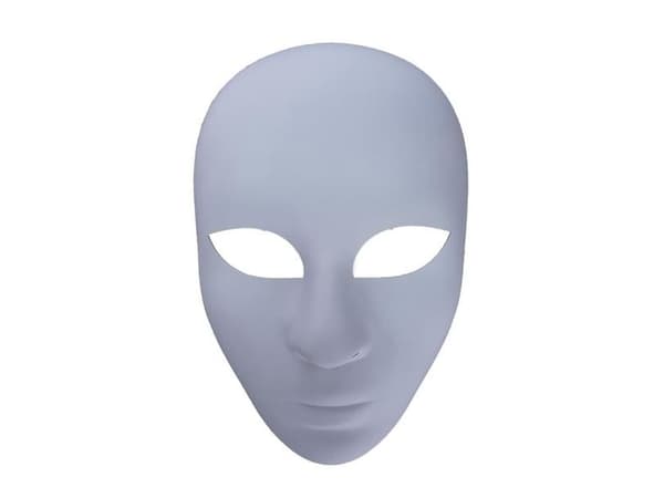 Hvid maske