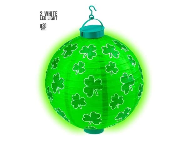 St Patricks day LED papirampe