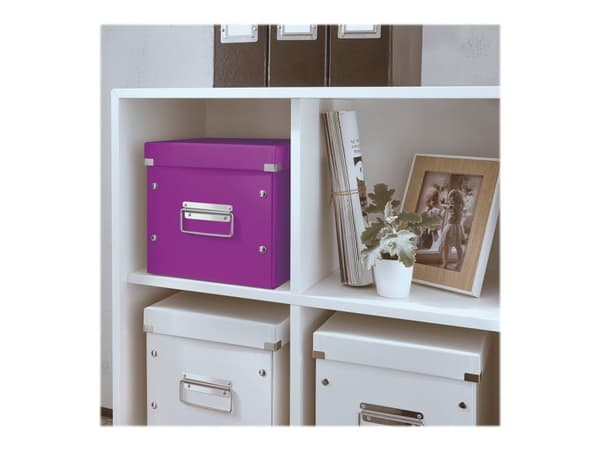 Leitz Click & Store Cube Medium - Förvaringsbox - lila