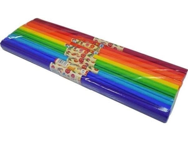 SCHEMAT skrynkel-/rispapper 10-pack – Mix Spectrum (AC167SCH)
