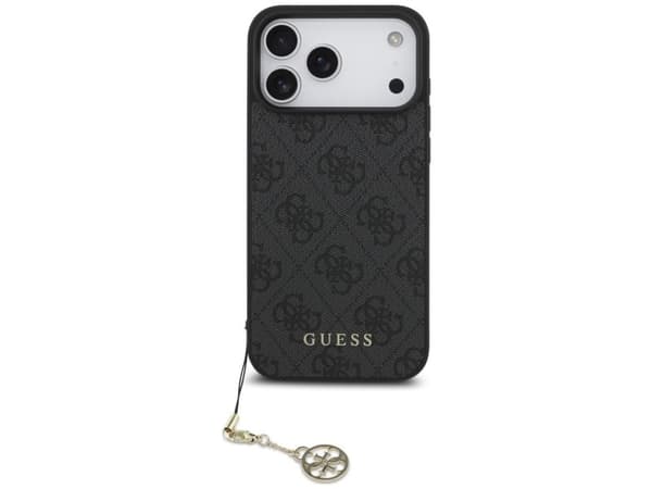 Guess 4G Charms Collection MagSafe case for iPhone 17 Pro Max - black