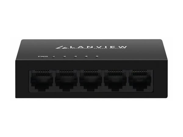 Lanview - Switch - smart - 5 x 10/100/1000 - skrivbordsmodell