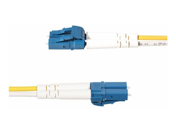 StarTech.com 2m (6ft) LC to SC (UPC) OS2 Single Mode Duplex Fiber Optic Cable, 9/125µm, Laser Optimized, 10G, Bend Insensitive, Low Insertion Loss ...