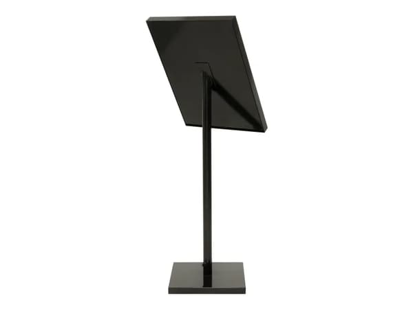 Securit® BLACK STAR LED informationsdisplay för 4xA4, set med stativ