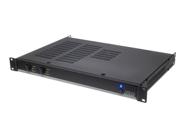 AUDAC EPA152, 2.0 kanavaa, D, 0,1%, 90 dB, 150 W, 80 W