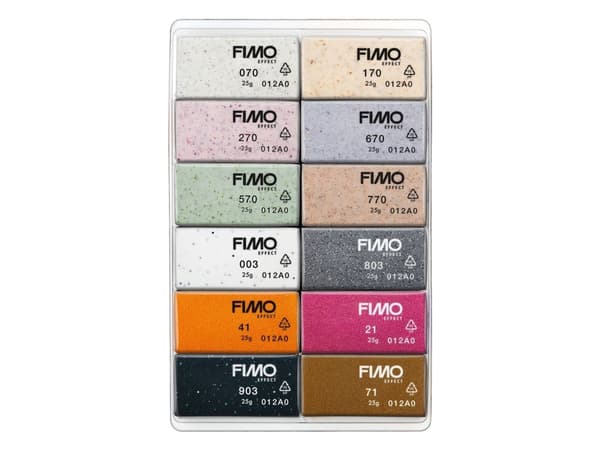 Fimo Effect Boho 12 kpl 25g kuutioita