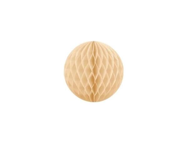 Cream pappersväv-kula, 10 cm