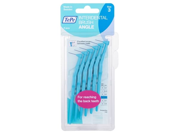 TePe interdentale børster Angle 6 stk 0,6 mm
