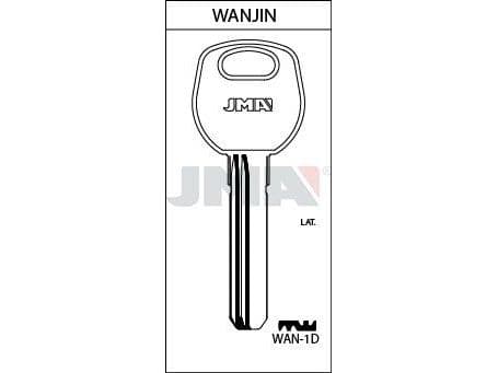 Jma Blank Keys Wan-1D