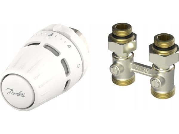 Danfoss 2-delt Regus M30x1,5 + RLV-KB 1/2" rett