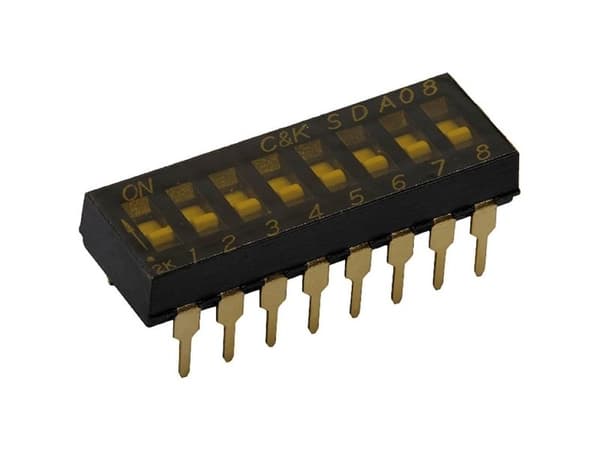 C & K Switches SDA02H0B 1 stk