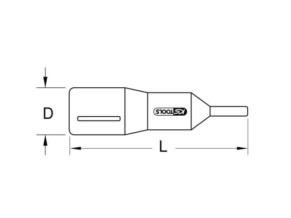 KS Tools 1171176 hylsnyckel 10 mm