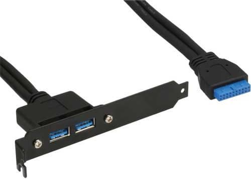 Inline Embedded Wspornik 2 x USB 3.0 (33390C)