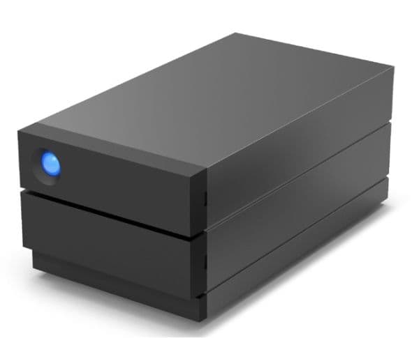 LaCie 2big RAID, 48 TB, HDD, 3.5", 2,8 kg, Työpöytä, musta