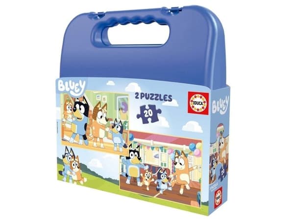 Educa 2X20 Bluey case-puslespill