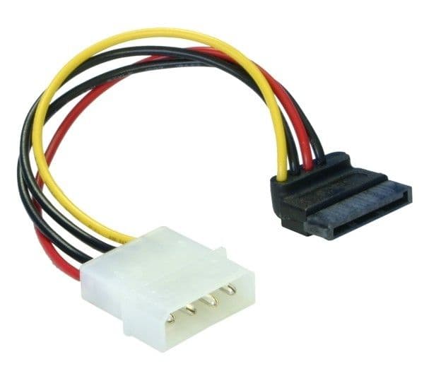 DeLOCK Cable Power SATA HDD > 4pin male – angled, 0,15 m