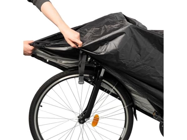 Vedenpitävä pyöränsuoja koko XL - musta
