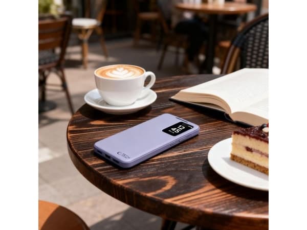 Tech-Protect smart wallet-deksel til Samsung Galaxy S26 - lilla