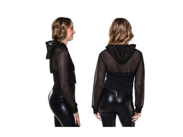 Sort net bolero