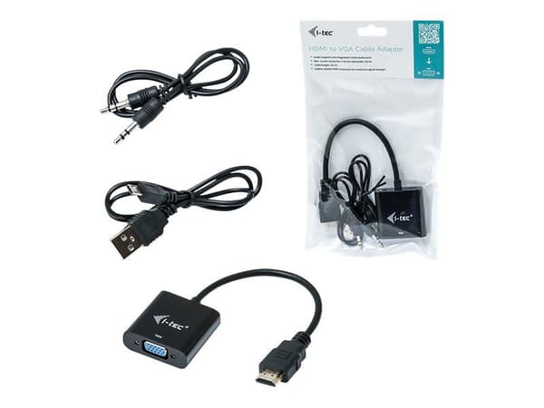 i-Tec - Videotransformator - HDMI - VGA