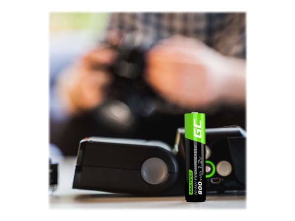 Green Cell - Batteri 2 x AAA - NiMH - (oppladbart) - 800 mAh