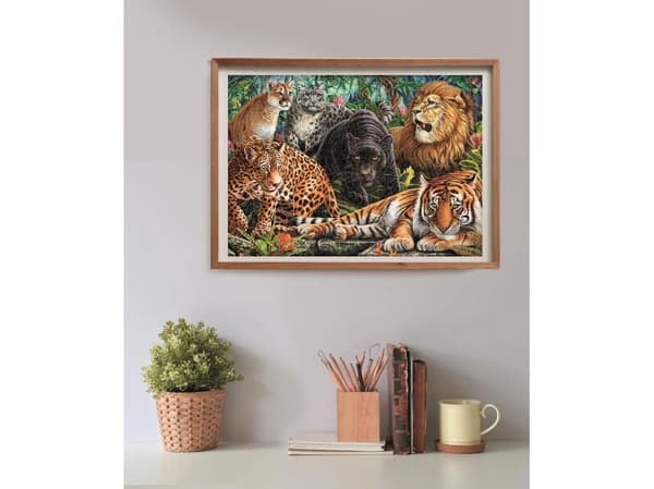 Clementoni pussel HQC Wild Cats, 500 bitar