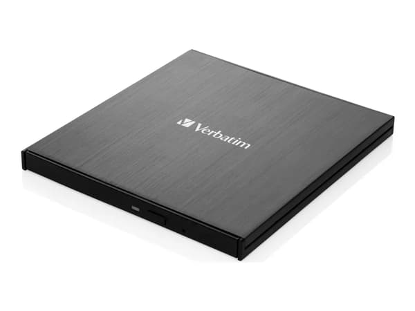 Extern slimline CD/DVD-enhet/USB 3.2 Gen 1/USB-C svart