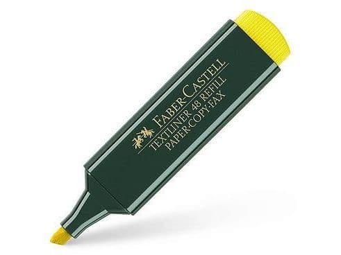 Faber-Castell överstrykningspenna gul