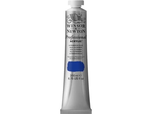 Proff. akryl 200 ml ultramarinblå 664