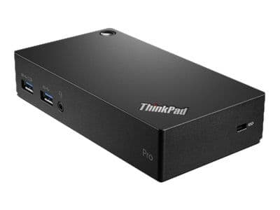 Lenovo ThinkPad USB 3.0 Pro Dock - Dockningsstation - USB - DP, DVI - 1GbE - 45 Watt - Danmark