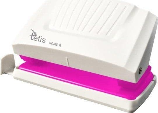 Hålstans Tetis rosa 12 ark GD015-R