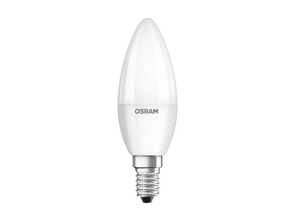 Osram Base, 5,5 W, 40 W, E14, 470 lm, 10000 timer, Varm hvit