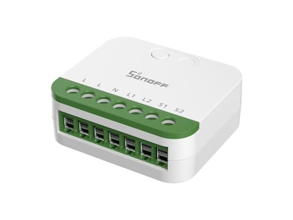 Sonoff MINI-2GS Matter dobbeltkanals mini-bryter