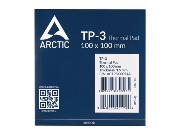 ARCTIC TP-3 - Värmeledande platta - blå