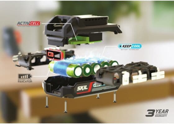 Skil 3107 AA - Batteri - 20V max, keepcool - Li-Ion - 2 Ah