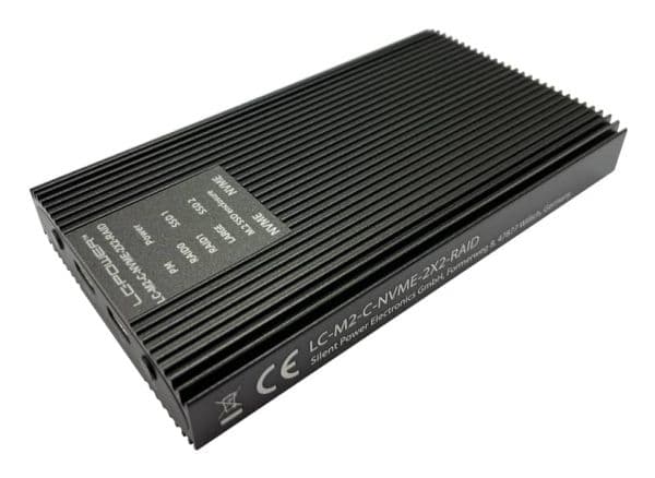LC Power - Lagringspakning - antracit (sort)