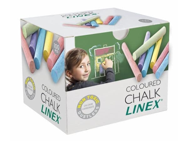 Krita Linex rund ass. färger - (100 st.)