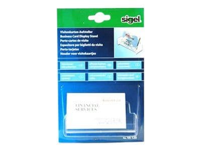 Sigel - Visitkortshållare - 50 kort - plast - CrystalClear