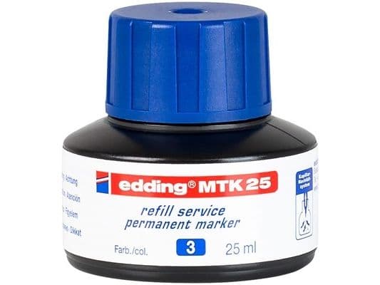 Edding E-MTK 25 EDDING permanent tusj refill blekk, blå