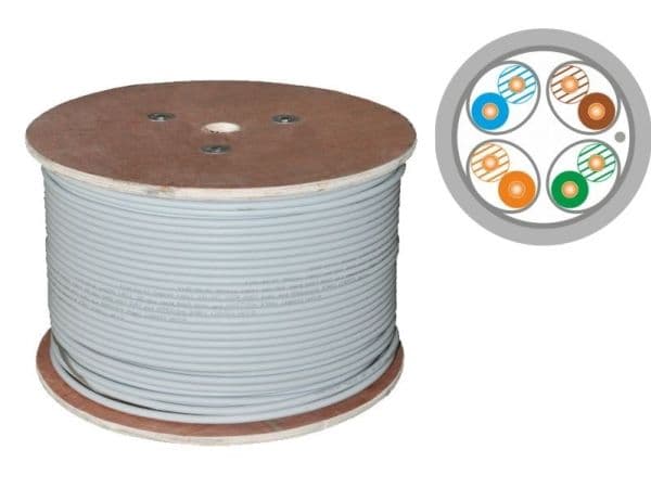 Alantec KIFF6ALSOH500B, 500 m, Cat6a, F/FTP (FFTP)