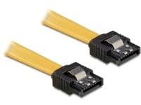 DeLOCK SATA Cable 0.1m, 0,1 m, SATA II, Keltainen