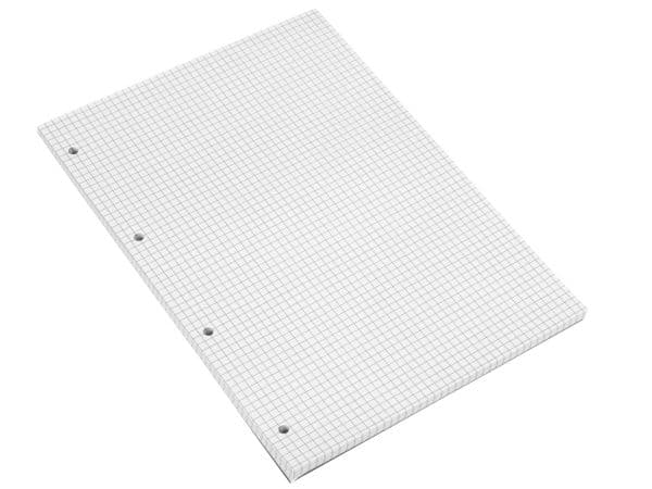 Bantex - Standardpute - A4 - 100 ark / 200 sider - rutet - 4 hull