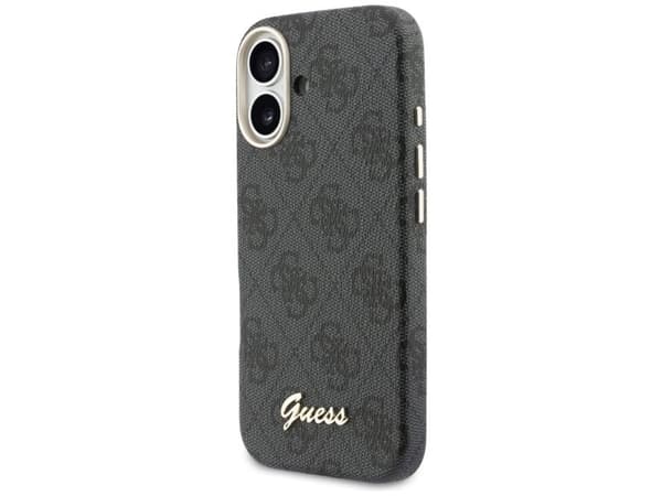 Guess 4G Script MagSafe-skal för iPhone 17 - svart