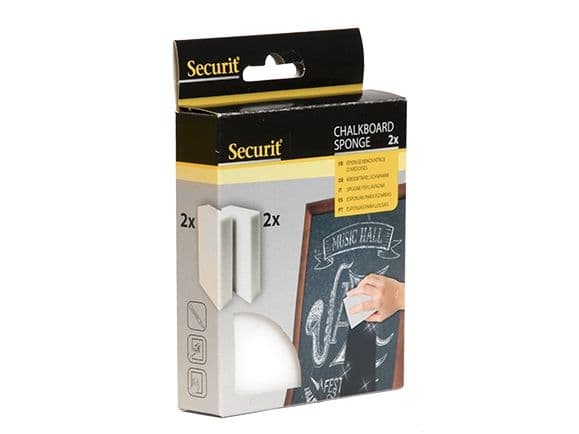 Securit SPONGE-2, Vit, Rektangulär, Melamin, Monokromatiskt, CE, 165 mm
