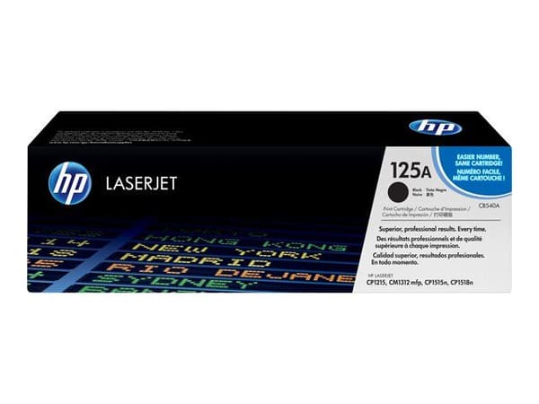 Lasertoner hp 125a cb540a, 2 200 sidor, svart