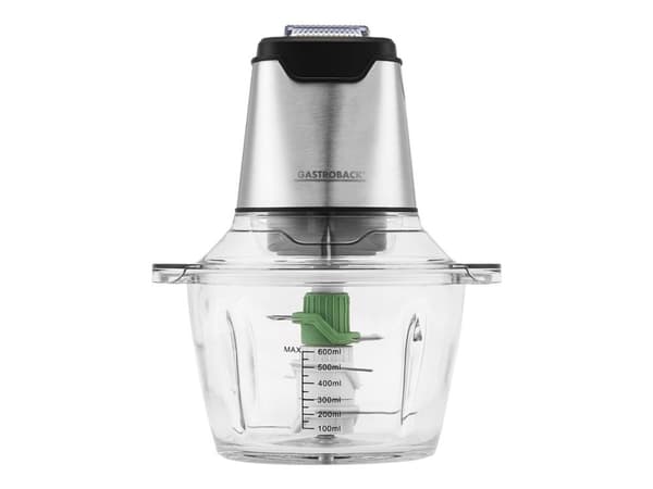 Gastroback Design Mini Plus - Huggemaskin - 0.6 liter - 400 W - rustfritt stål