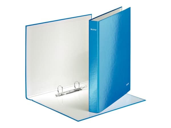 Leitz WOW - Ringpärm - ryggbredd: 40 mm - för A4 Maxi - kapacitet: 250 ark - blå-metallic