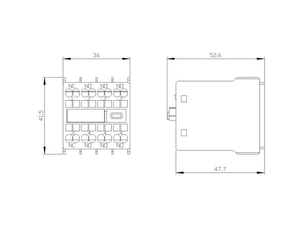 Siemens 3RH2911-2HA31 extrabrytare 1 st