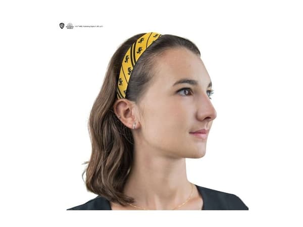 Hufflepuff hårbøjle og hårelastik